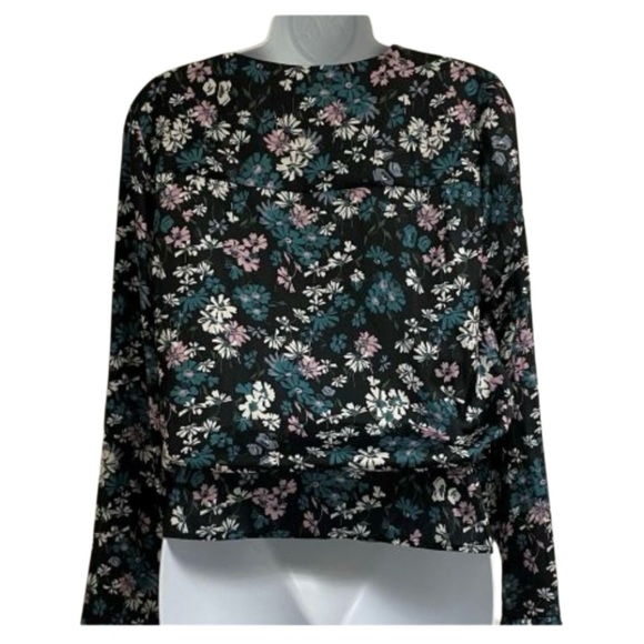 Paige Dark Floral Print Blouse _ NWOT - Picture 5 of 6